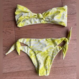 Mikoh strapless bikini set - includes top + bottom